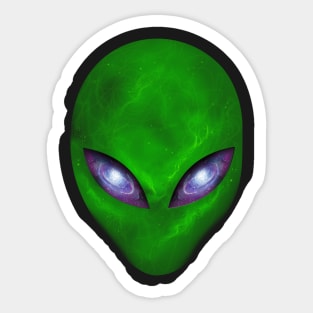 Alien Galaxy Sticker